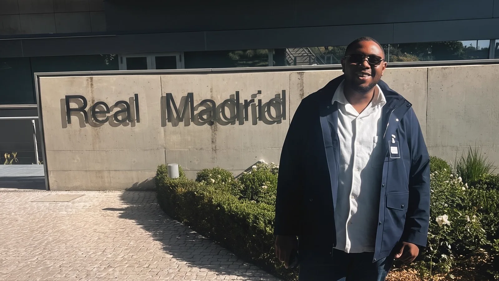 Le président du Talent de Demain FC en visite dans les installations du Real Madrid