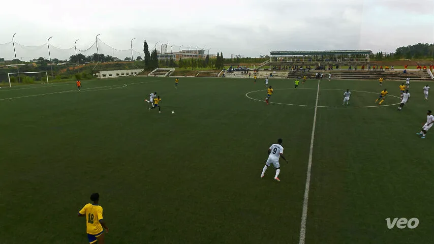 Match contre Yop FC — vue du terrain par la caméra Veo